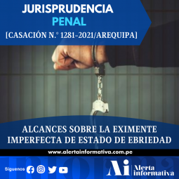 Alerta Informativa - ALCANCES SOBRE LA EXIMENTE IMPERFECTA DE